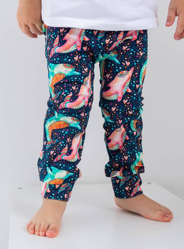 FRED & NOAH Dancing Dolphin Leggings 0-6 Month